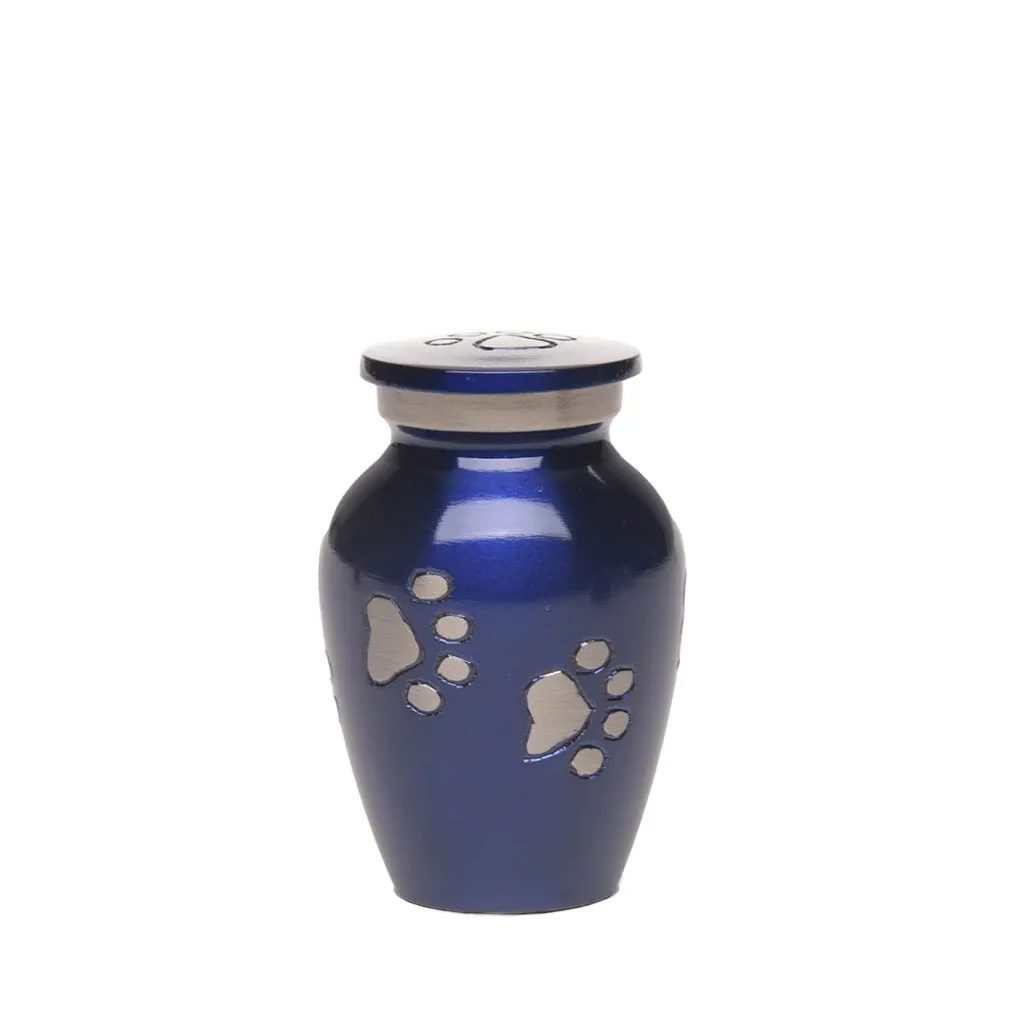 KEEPSAKE Brass Pet Urn - "Forever Paw"