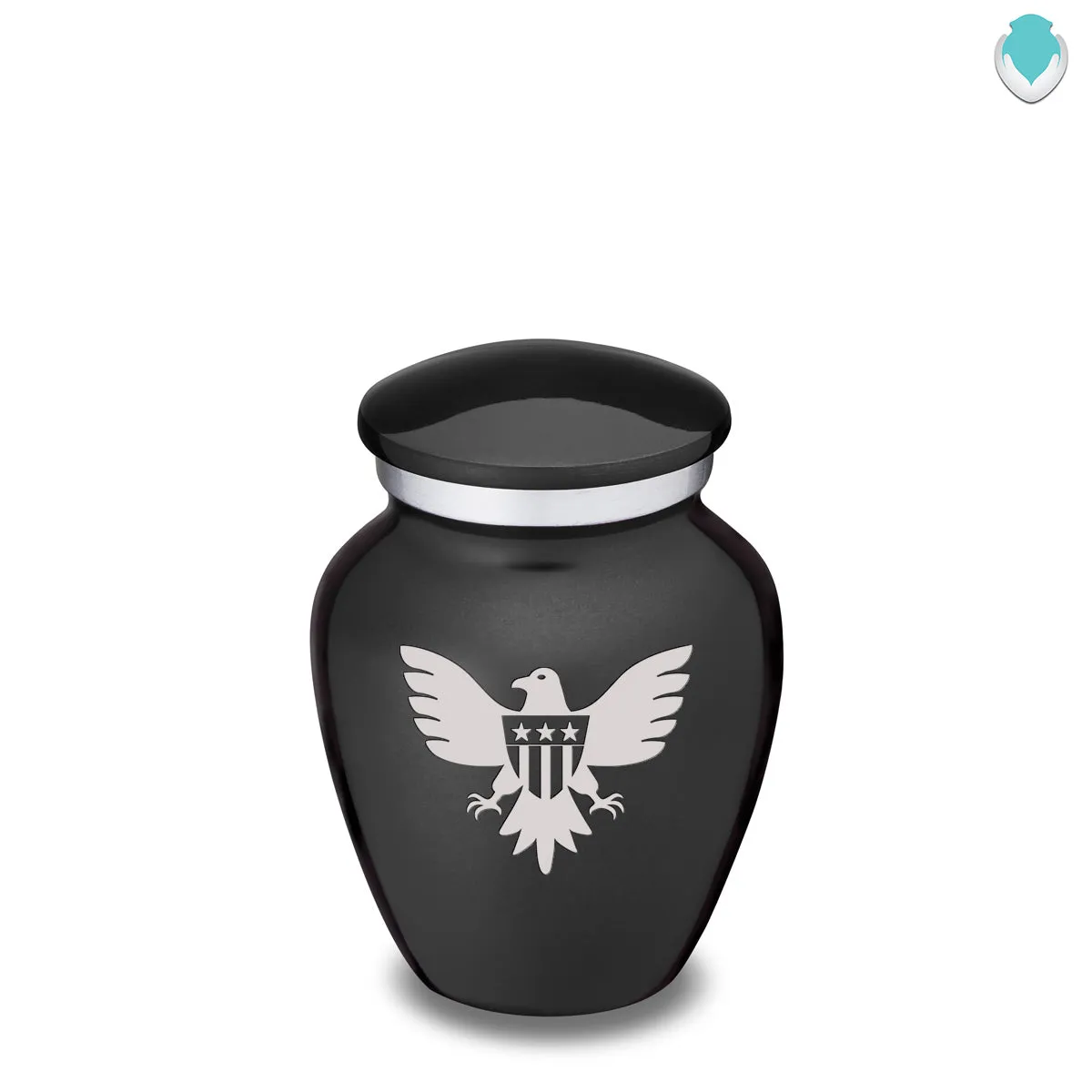 Keepsake Embrace Charcoal American Glory Cremation Urn