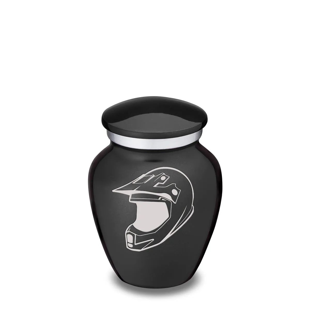 Keepsake Embrace Charcoal Dirt Bike Cremation Urn