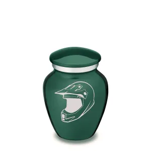 Keepsake Embrace Green Dirt Bike Cremation Urn