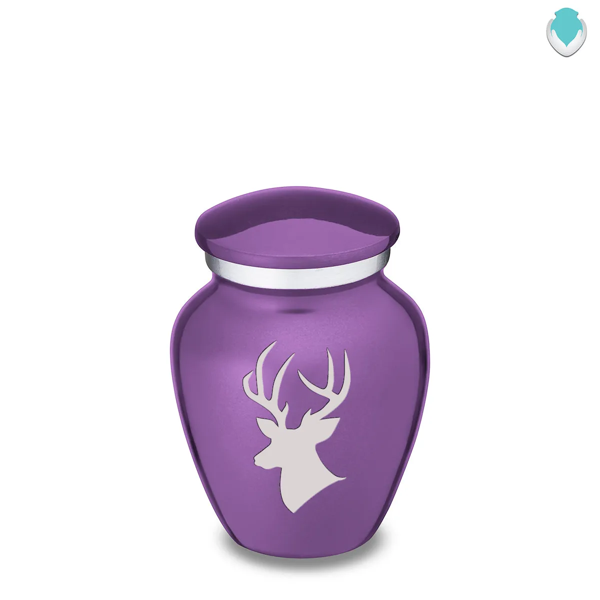 Keepsake Embrace Purple Deer Cremation Urn