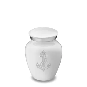 Keepsake Embrace White Anchor Cremation Urn