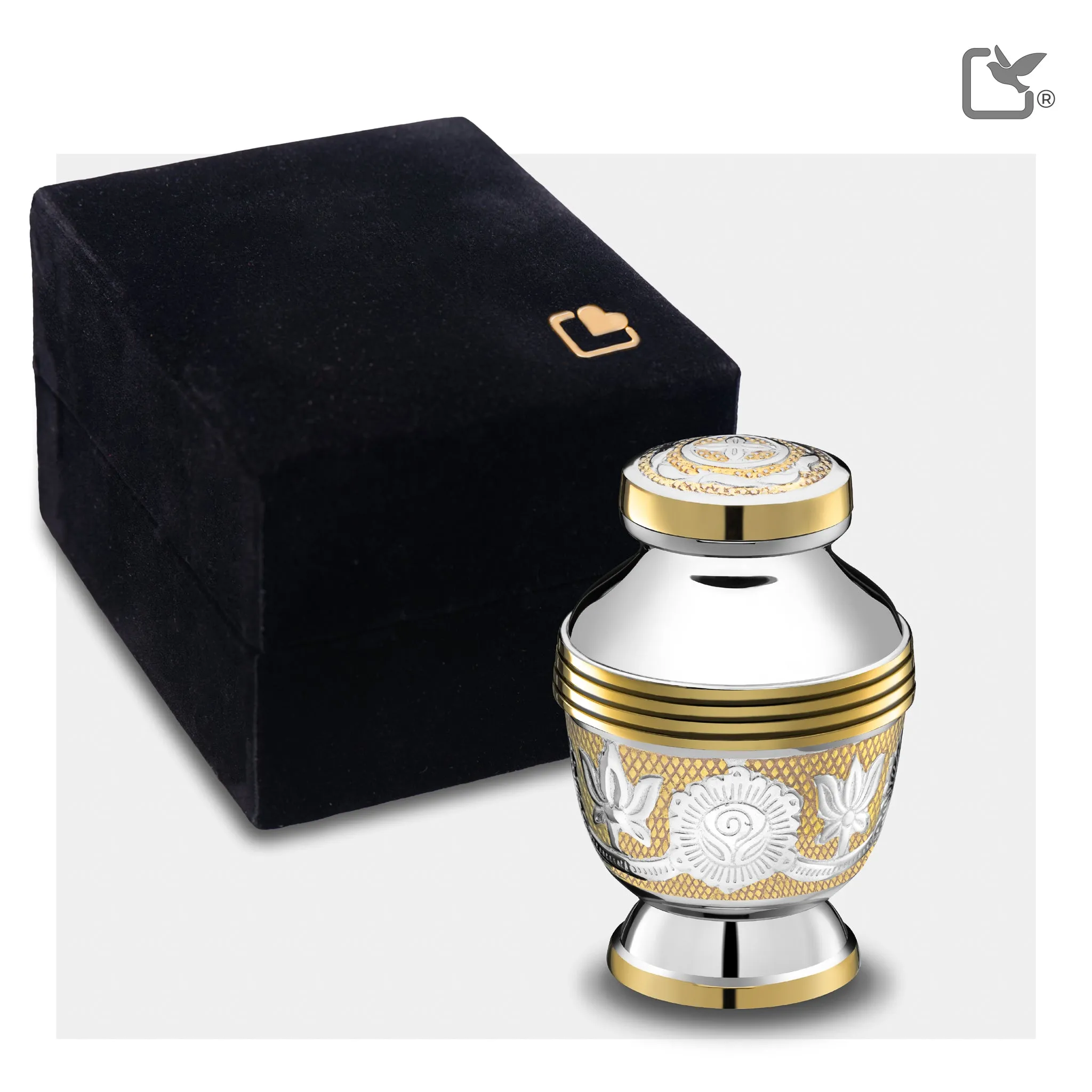 Keepsake Ornate Floral Cremation Urn - COMFORT by LoveUrns