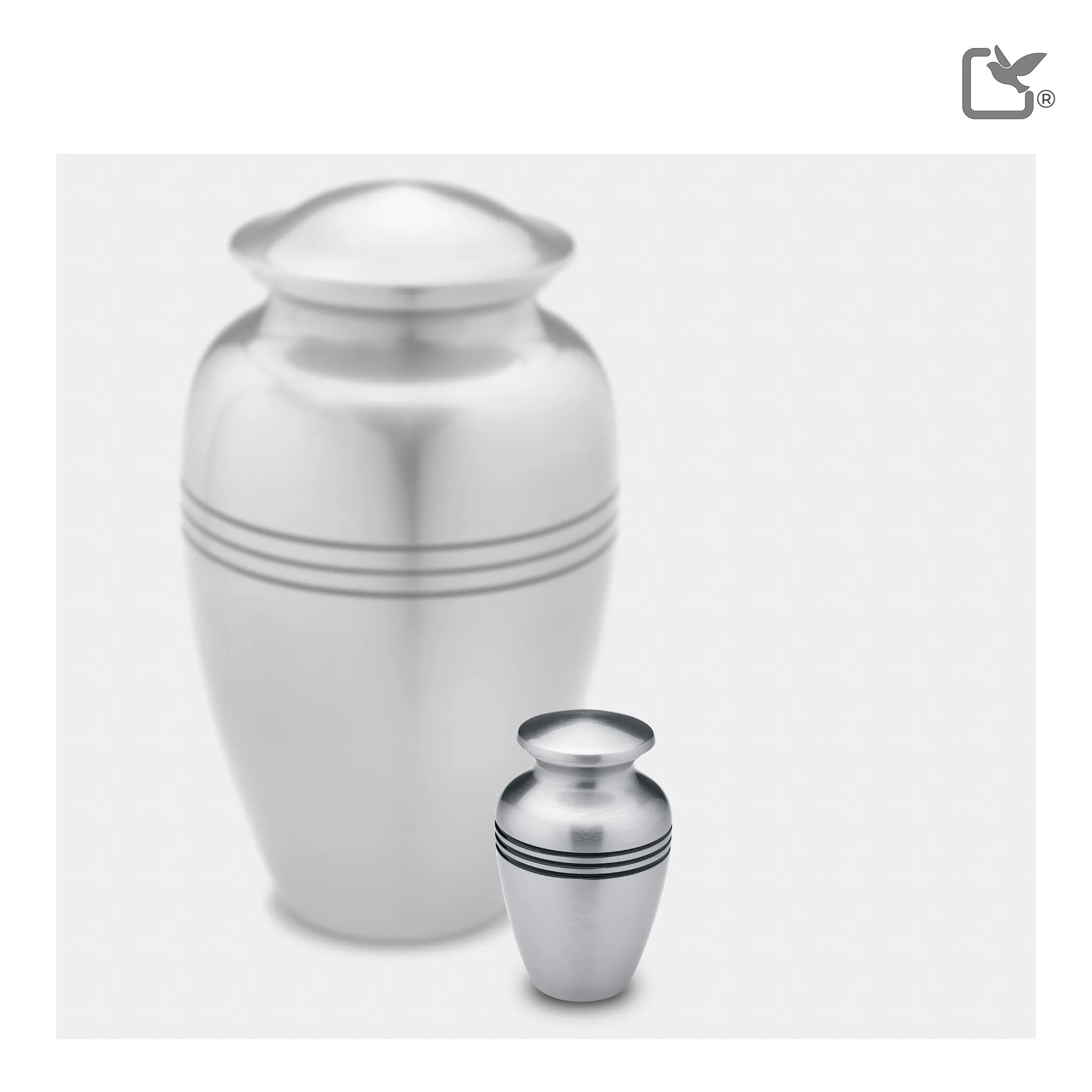 Keepsake Radiance Pewter Cremation Urn - COMFORT by LoveUrns