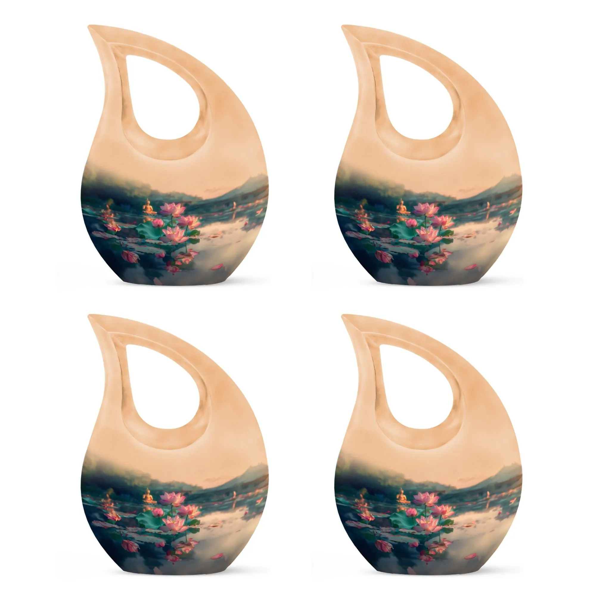 Lotus Cremation Urn :Cremation Urn For Human Ashes