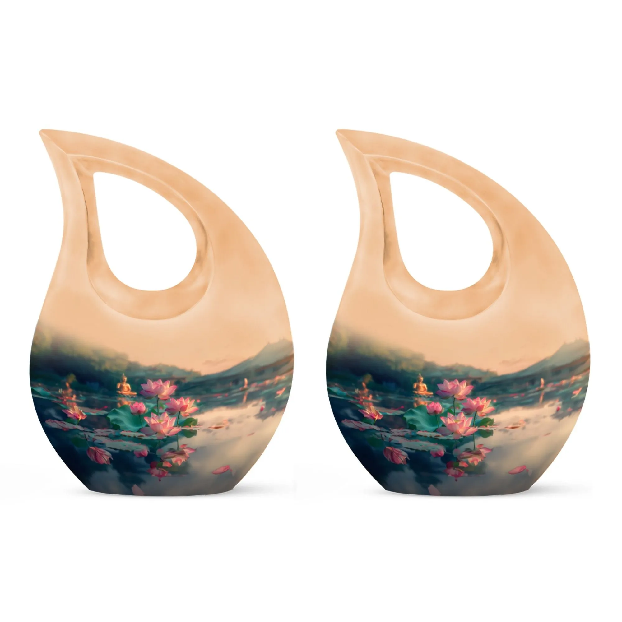 Lotus Cremation Urn :Cremation Urn For Human Ashes