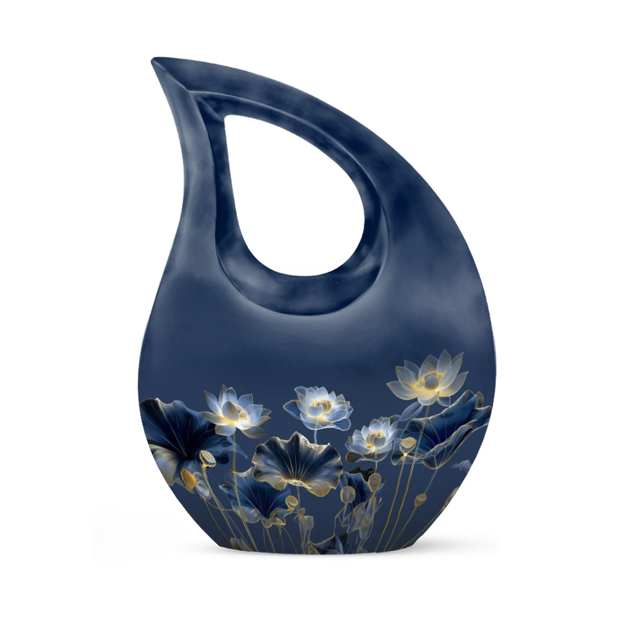 Lotus Urn , Keepsake Cremation Memorial Urn For Human Ashes