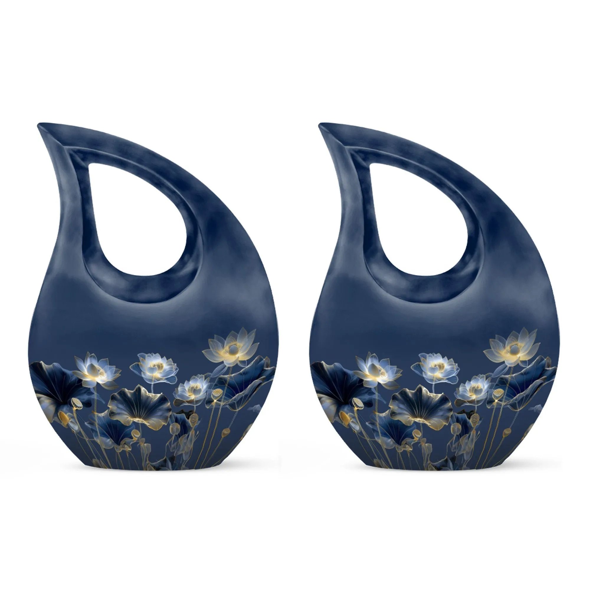 Lotus Urn , Keepsake Cremation Memorial Urn For Human Ashes