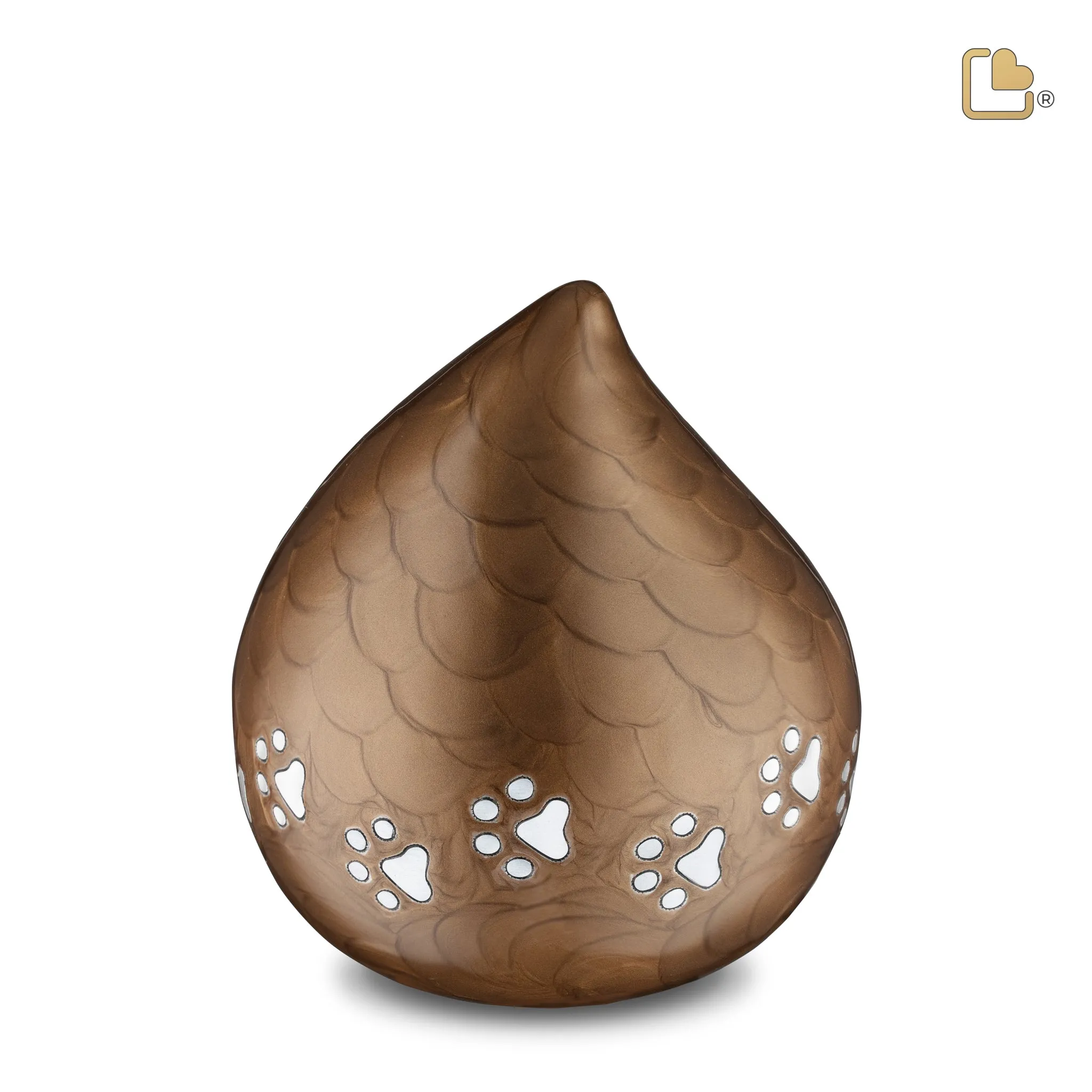 LoveDrop Bronze Pet Cremation Urn