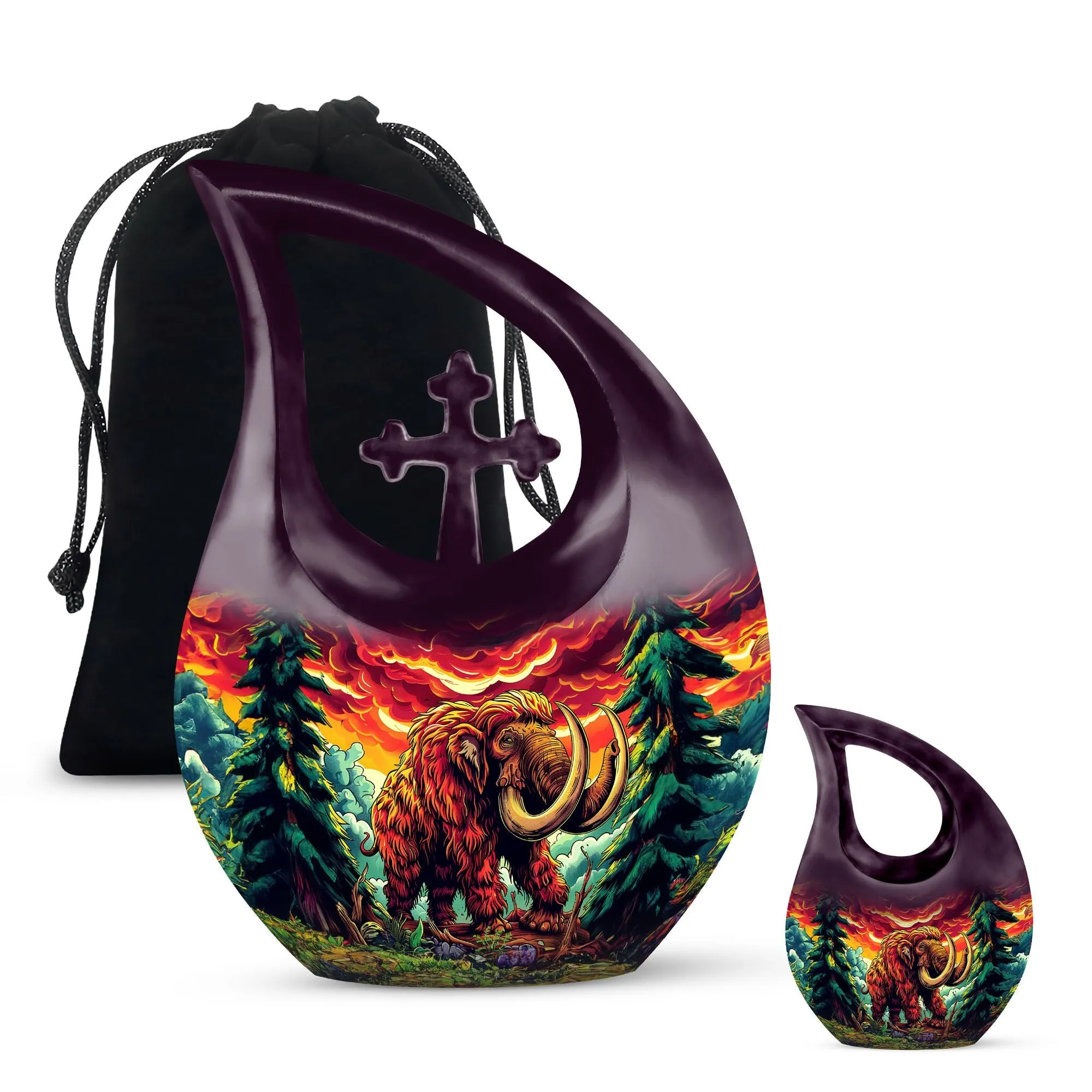 Mammoth Legacy - Commemorative Memorial Urn for Cherished
