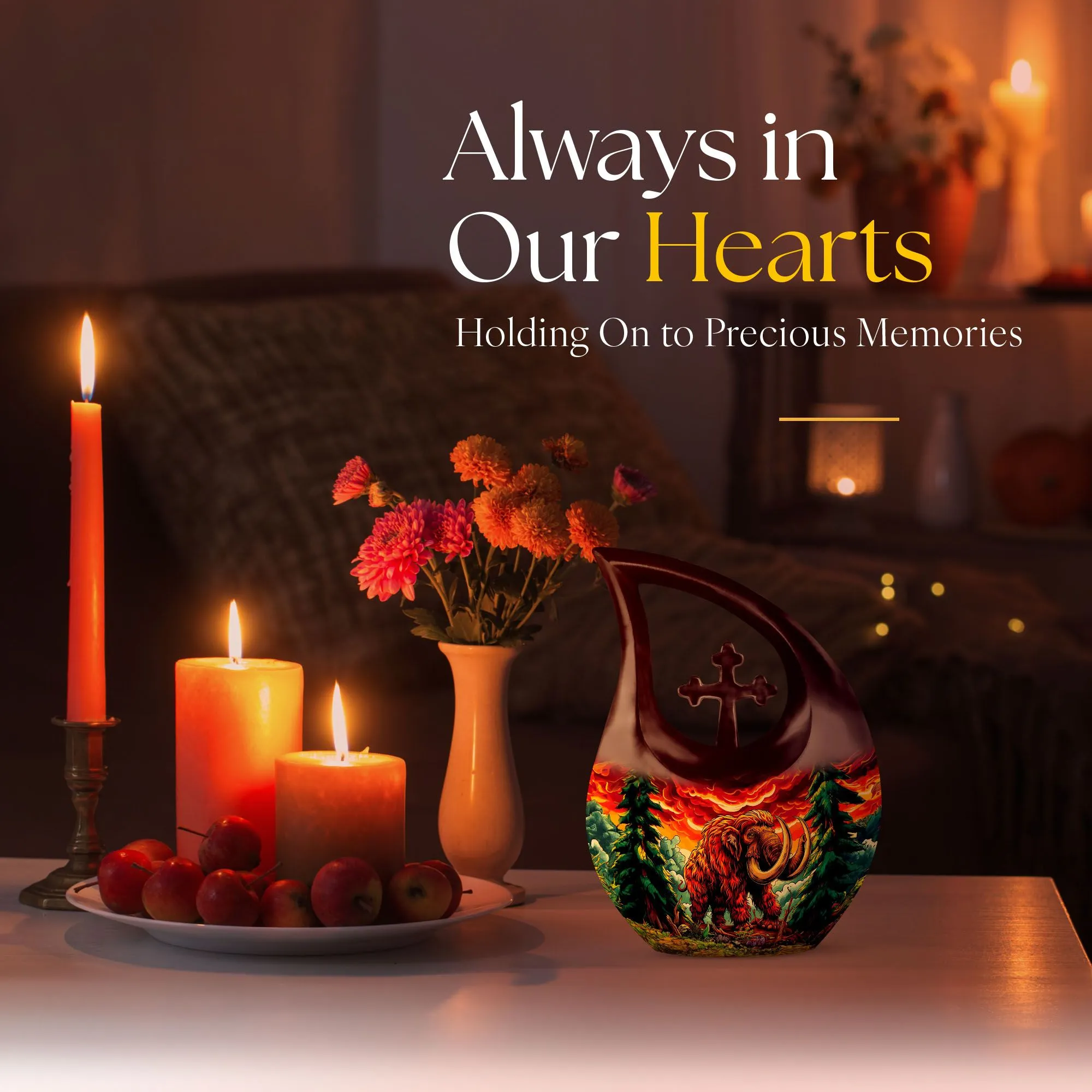 Mammoth Legacy - Commemorative Memorial Urn for Cherished