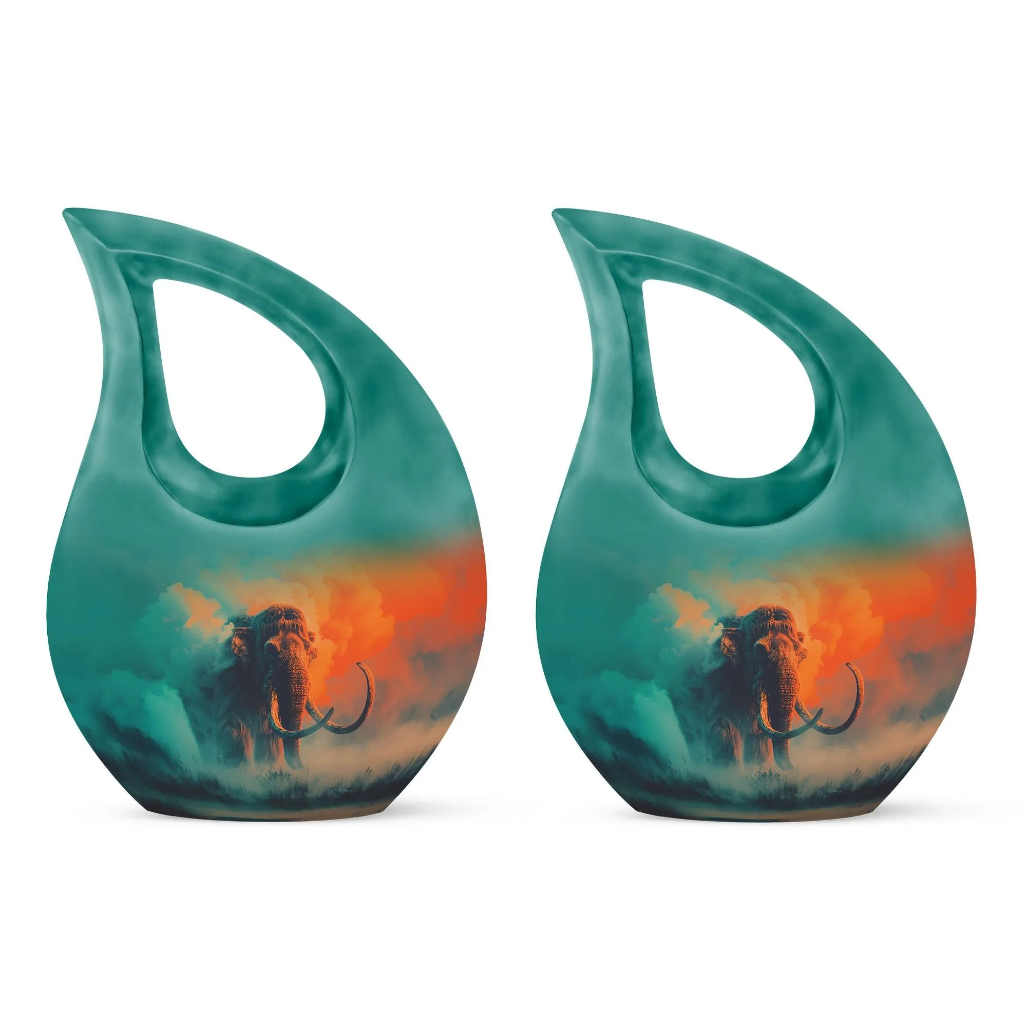 Mammoth Repose container that holds ashes beautiful urn