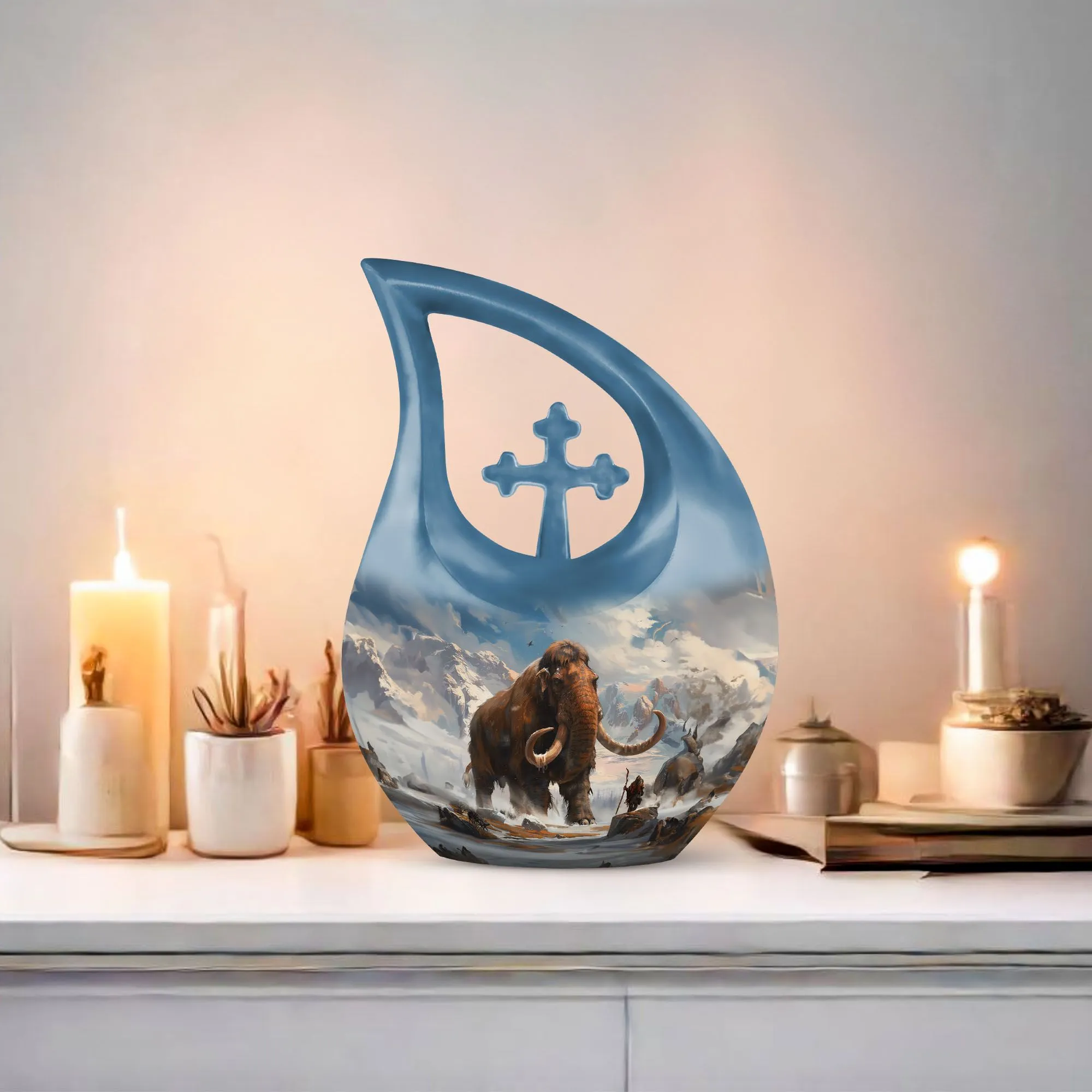 Mamoth Urn Dignified Small Cremation and Memorial Keepsake Urn