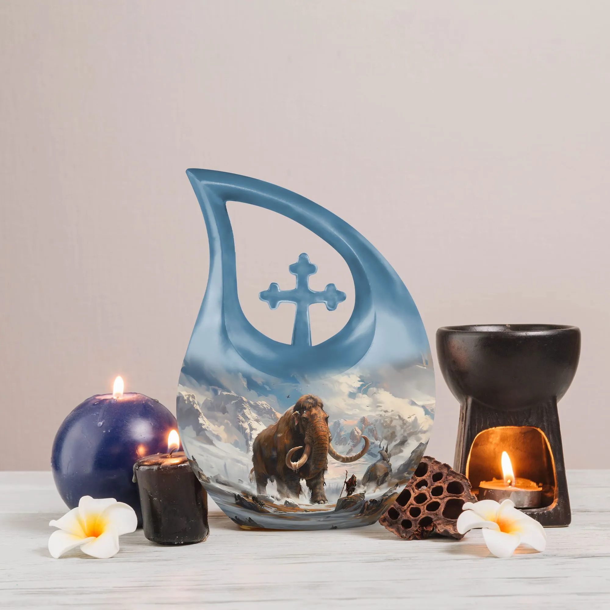 Mamoth Urn Dignified Small Cremation and Memorial Keepsake Urn