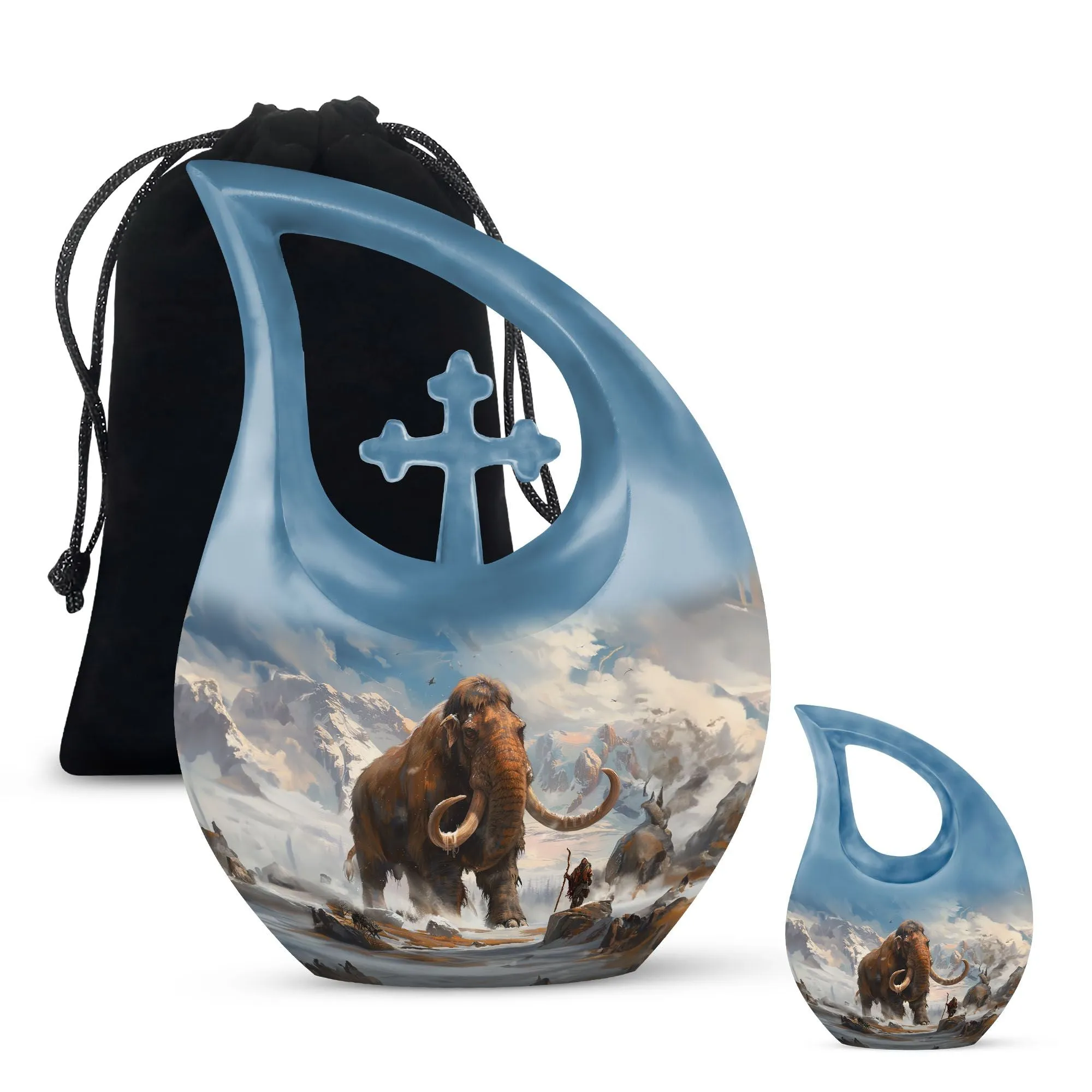 Mamoth Urn Dignified Small Cremation and Memorial Keepsake Urn