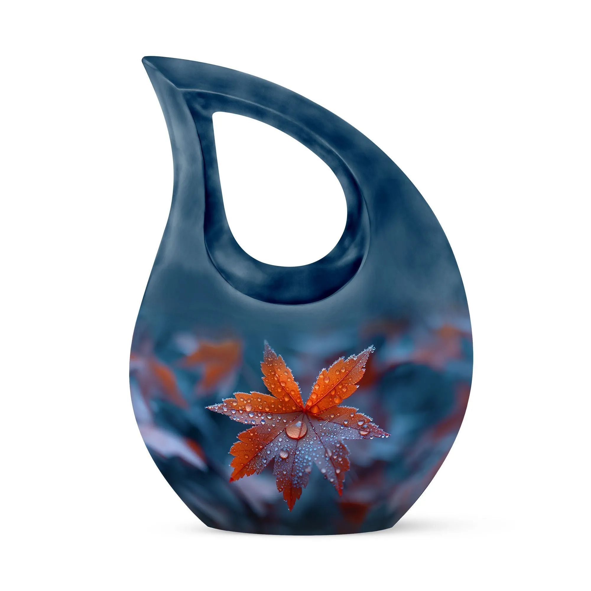 Mapple Leaf Memorial Grace memorial urn for ashes custom made urn