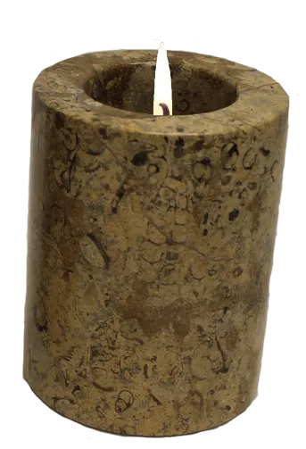 Marble Candle Holder Keepsake Urn