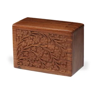 MEDIUM Rosewood Urn  -2720 - Tree of Life