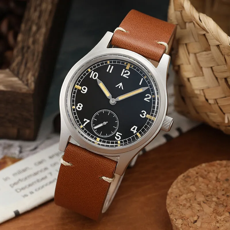 Militado 36mm D12 Sapphire Crystal Quartz Field Watch