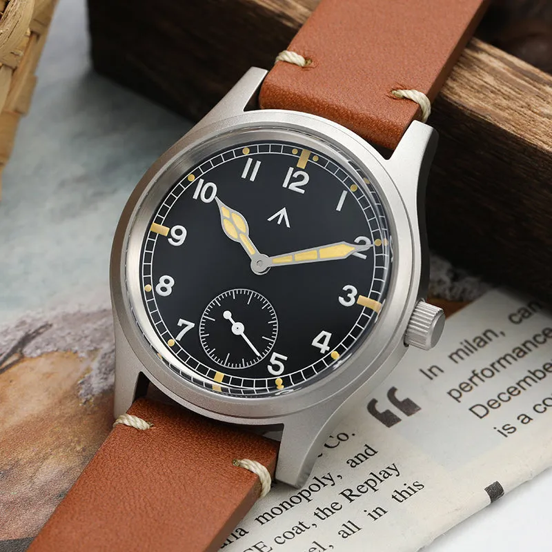 Militado 36mm D12 Sapphire Crystal Quartz Field Watch