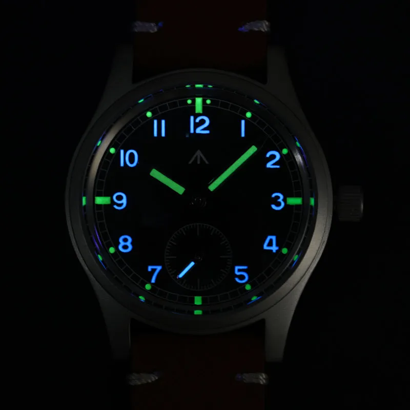 Militado 36mm D12 Sapphire Crystal Quartz Field Watch