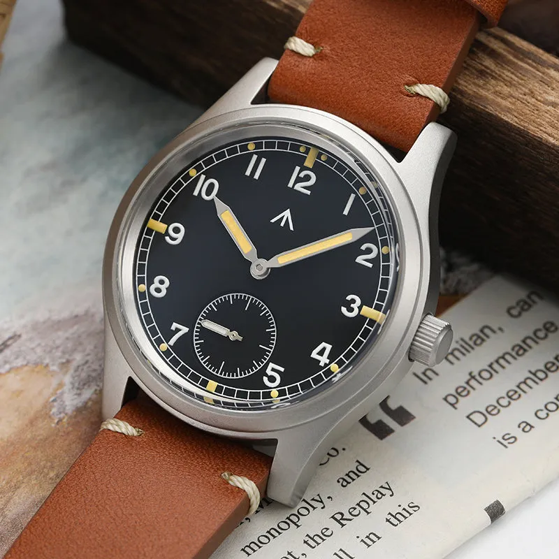 Militado 36mm D12 Sapphire Crystal Quartz Field Watch