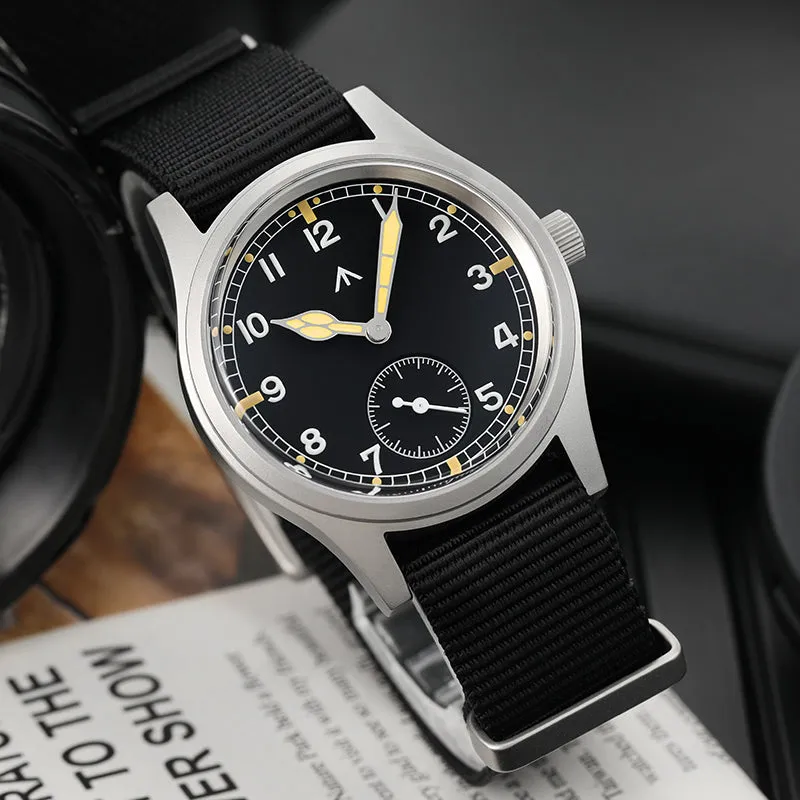 Militado 36mm D12 Sapphire Crystal Quartz Field Watch