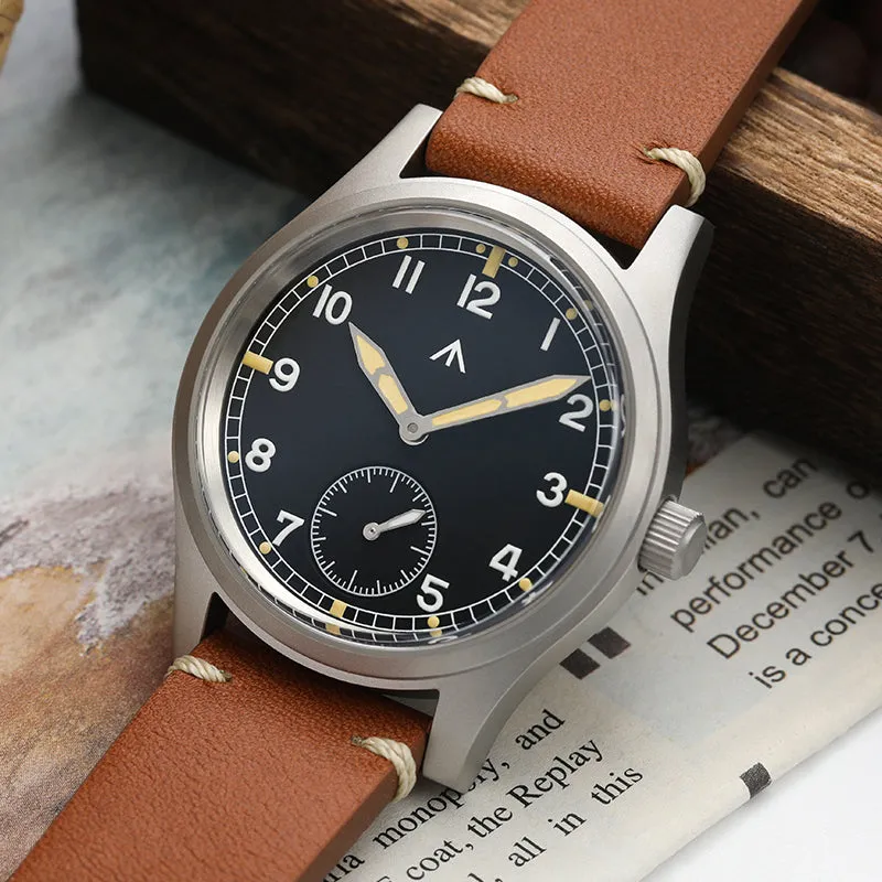 Militado 36mm D12 Sapphire Crystal Quartz Field Watch