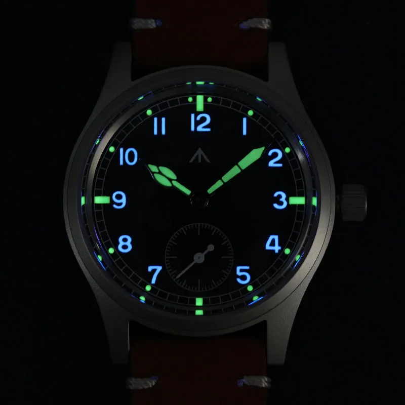 Militado 36mm D12 Sapphire Crystal Quartz Field Watch