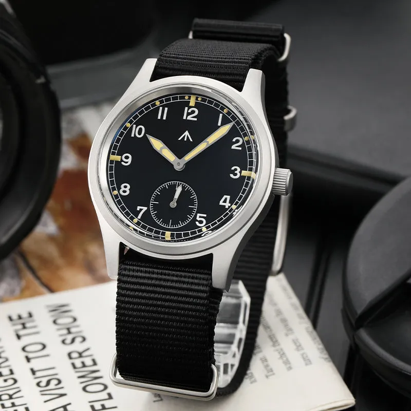 Militado 36mm D12 Sapphire Crystal Quartz Field Watch