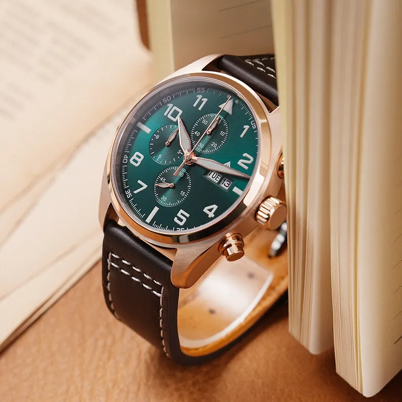 Militado 39mm Chronoragph Pilot Watch ML04