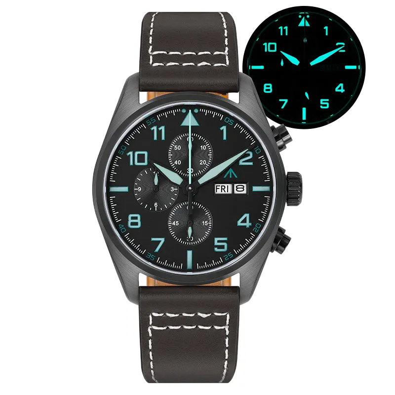 Militado 39mm Chronoragph Pilot Watch ML04