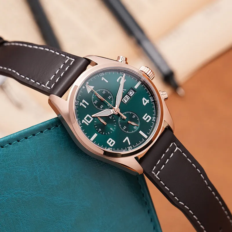 Militado 39mm Chronoragph Pilot Watch ML04