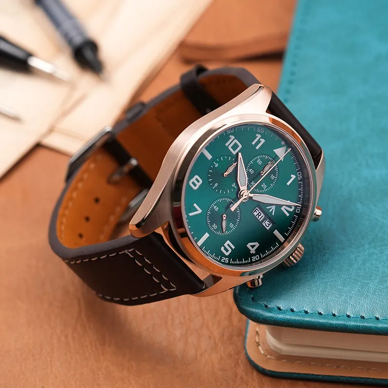 Militado 39mm Chronoragph Pilot Watch ML04