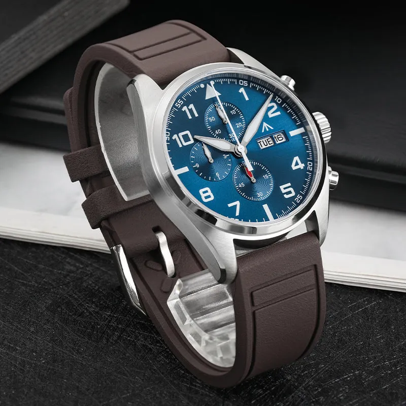 Militado 39mm Chronoragph Pilot Watch ML04