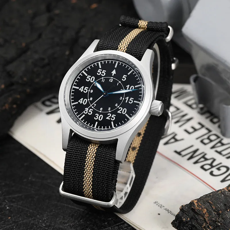 Militado Sapphire Crystal 38mm Field Watch ML05
