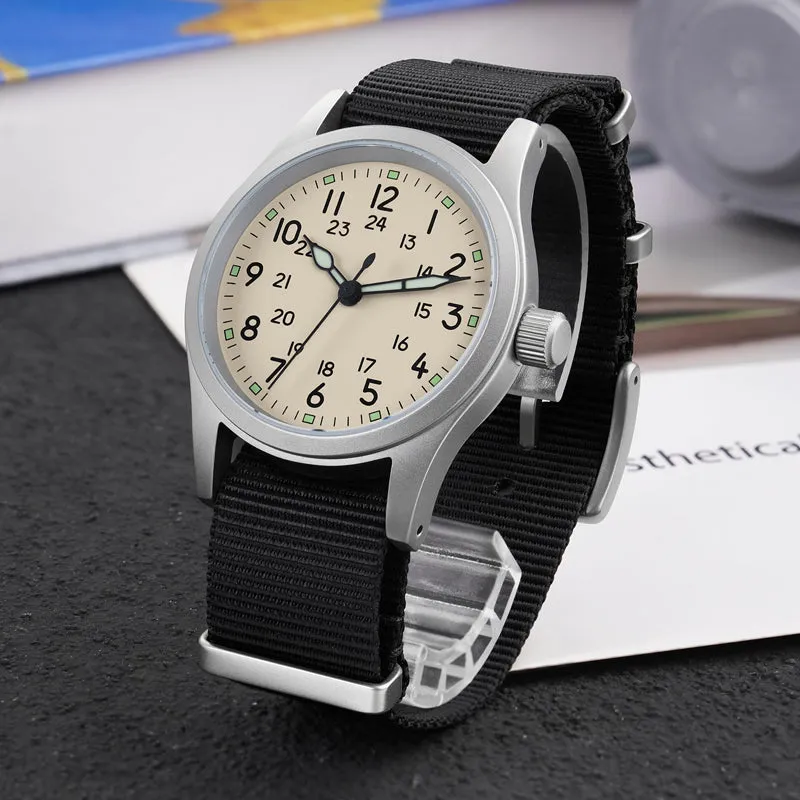 Militado Sapphire Crystal 38mm Field Watch ML05
