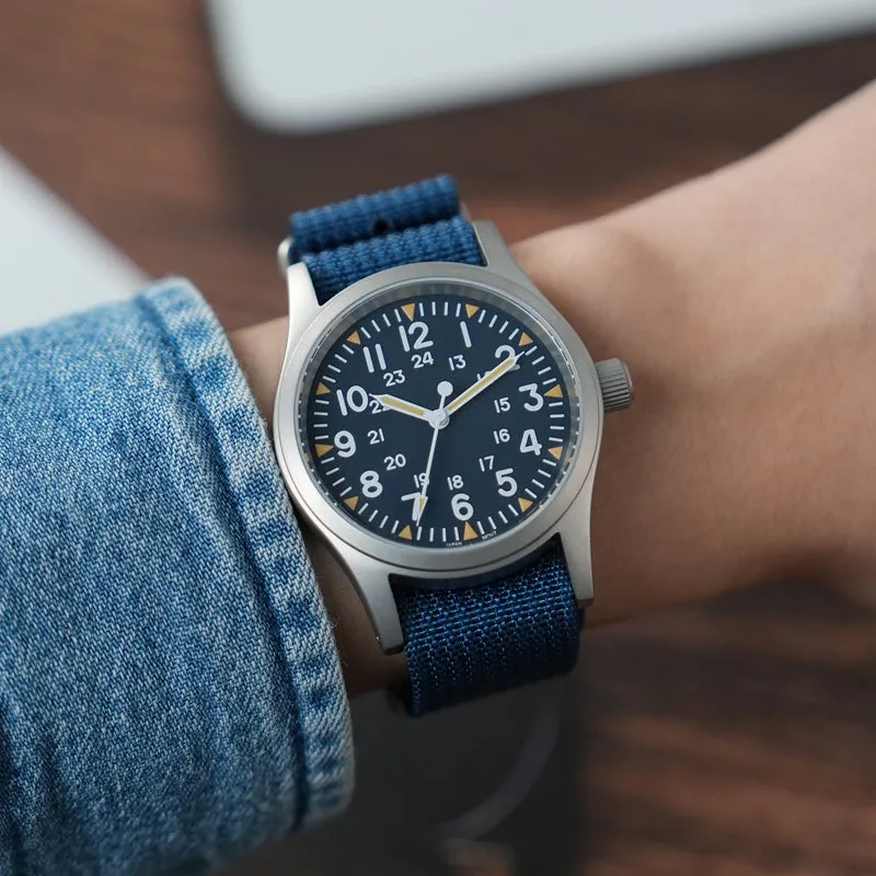 Militado Sapphire Crystal 38mm Field Watch ML05
