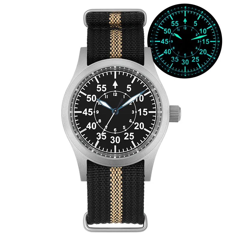 Militado Sapphire Crystal 38mm Field Watch ML05