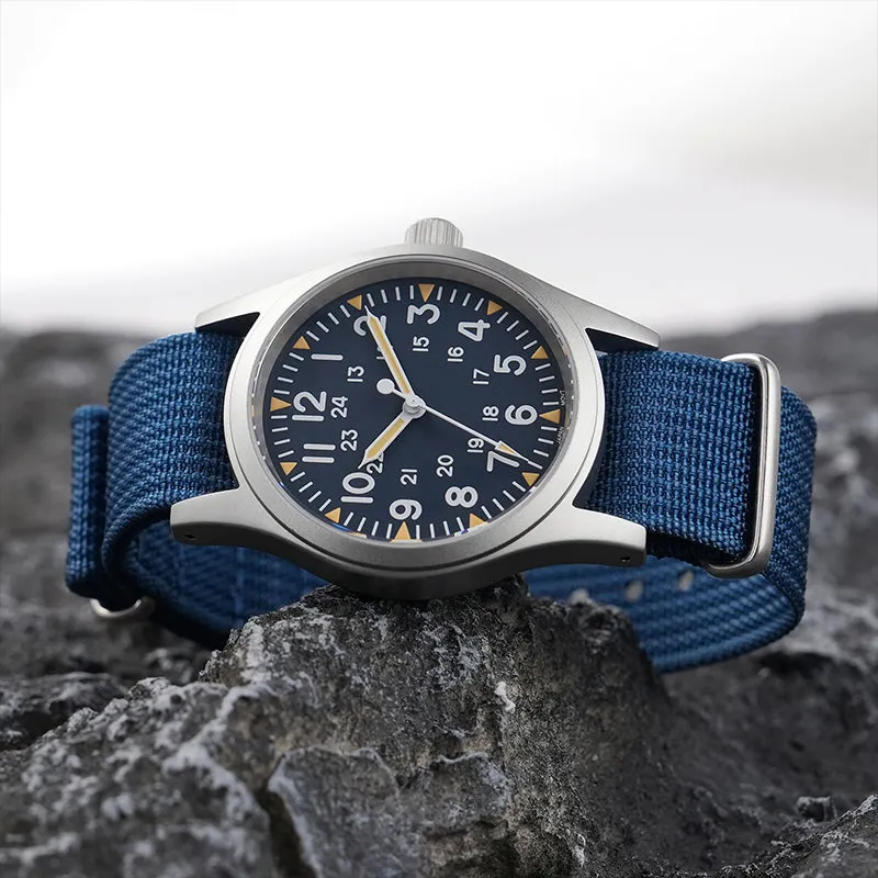 Militado Sapphire Crystal 38mm Field Watch ML05