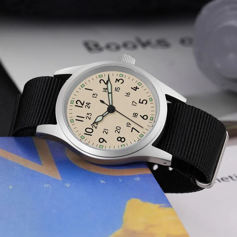 Militado Sapphire Crystal 38mm Field Watch ML05