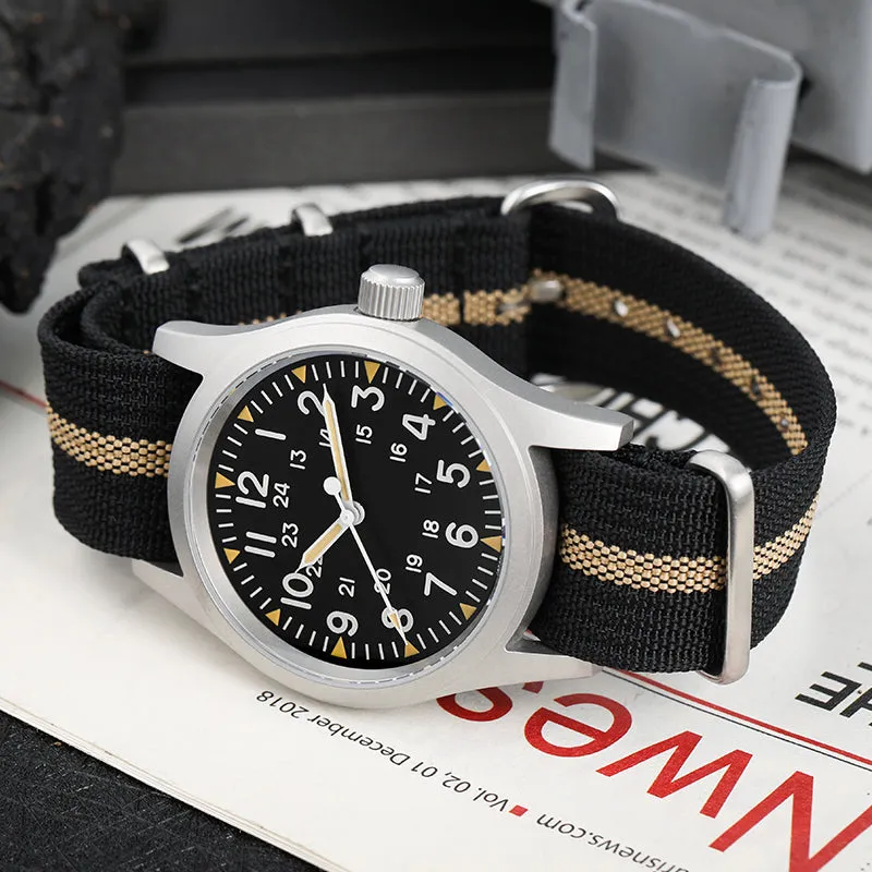 Militado Sapphire Crystal 38mm Field Watch ML05