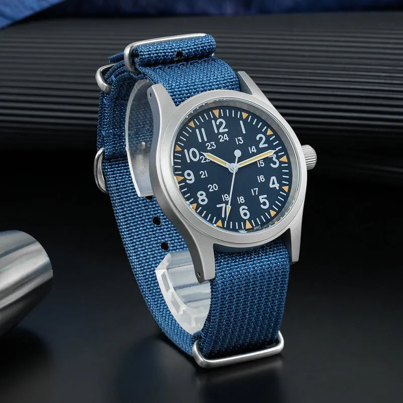 Militado Sapphire Crystal 38mm Field Watch ML05