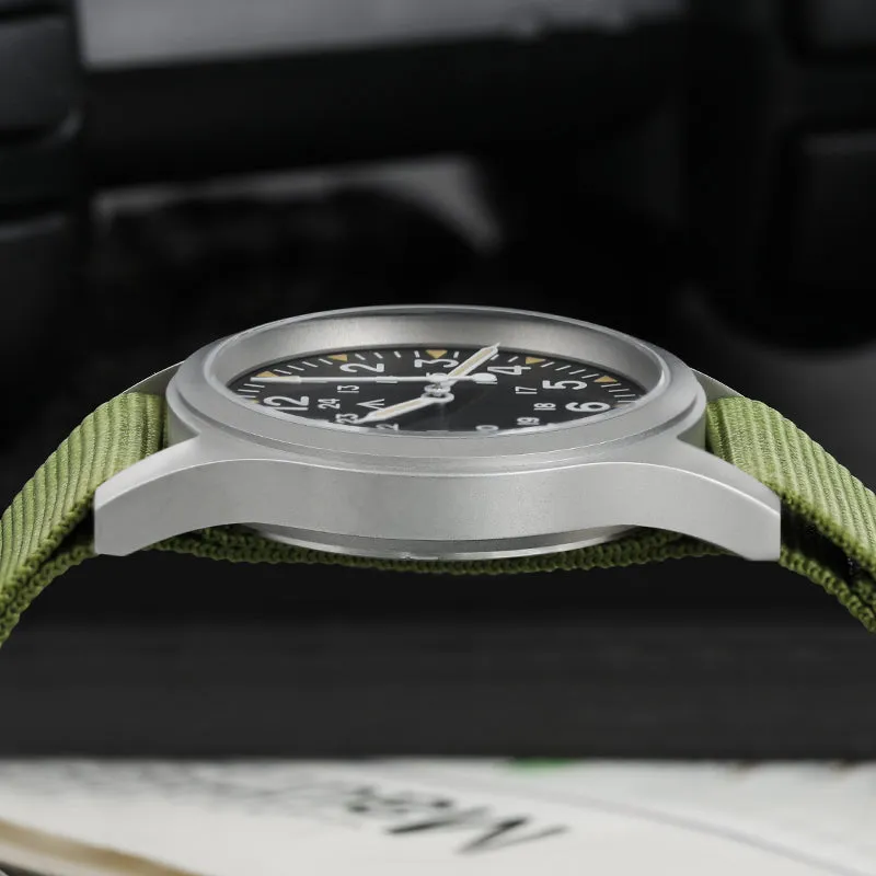 Militado Sapphire Crystal 38mm Field Watch ML05
