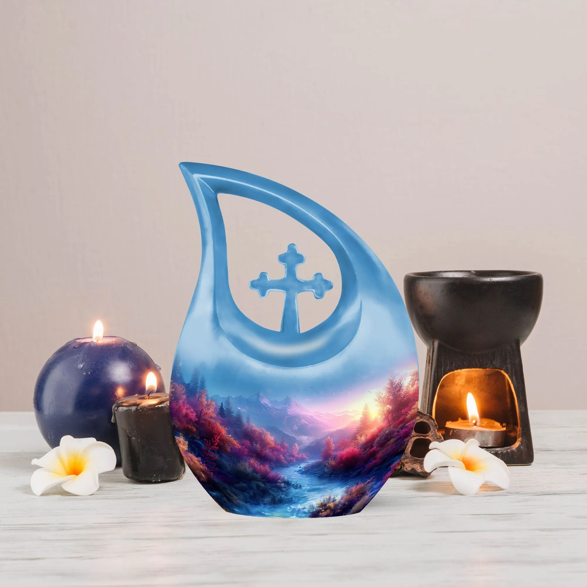 Mini Memorial Mountain Urn for Cherished Moments