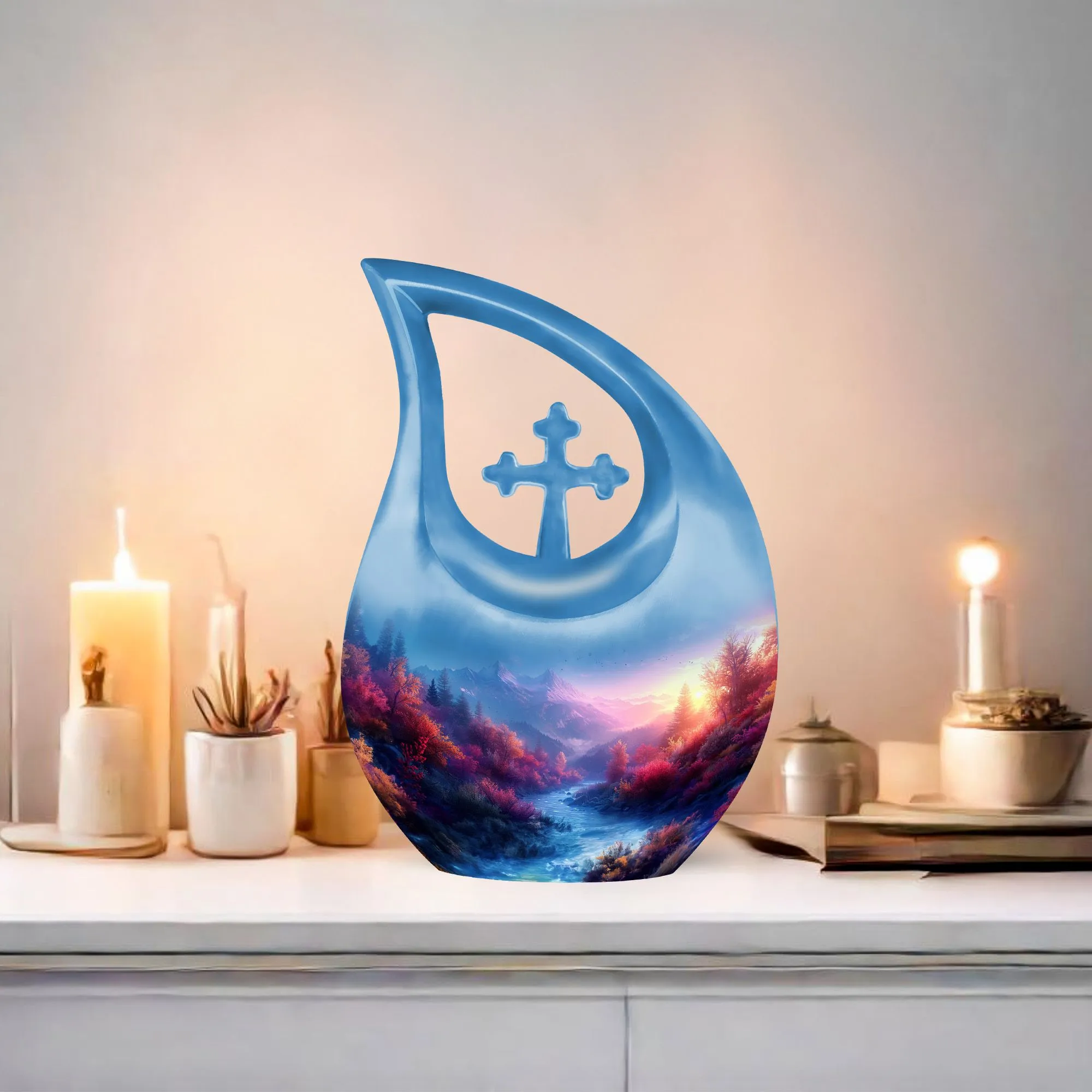 Mini Memorial Mountain Urn for Cherished Moments