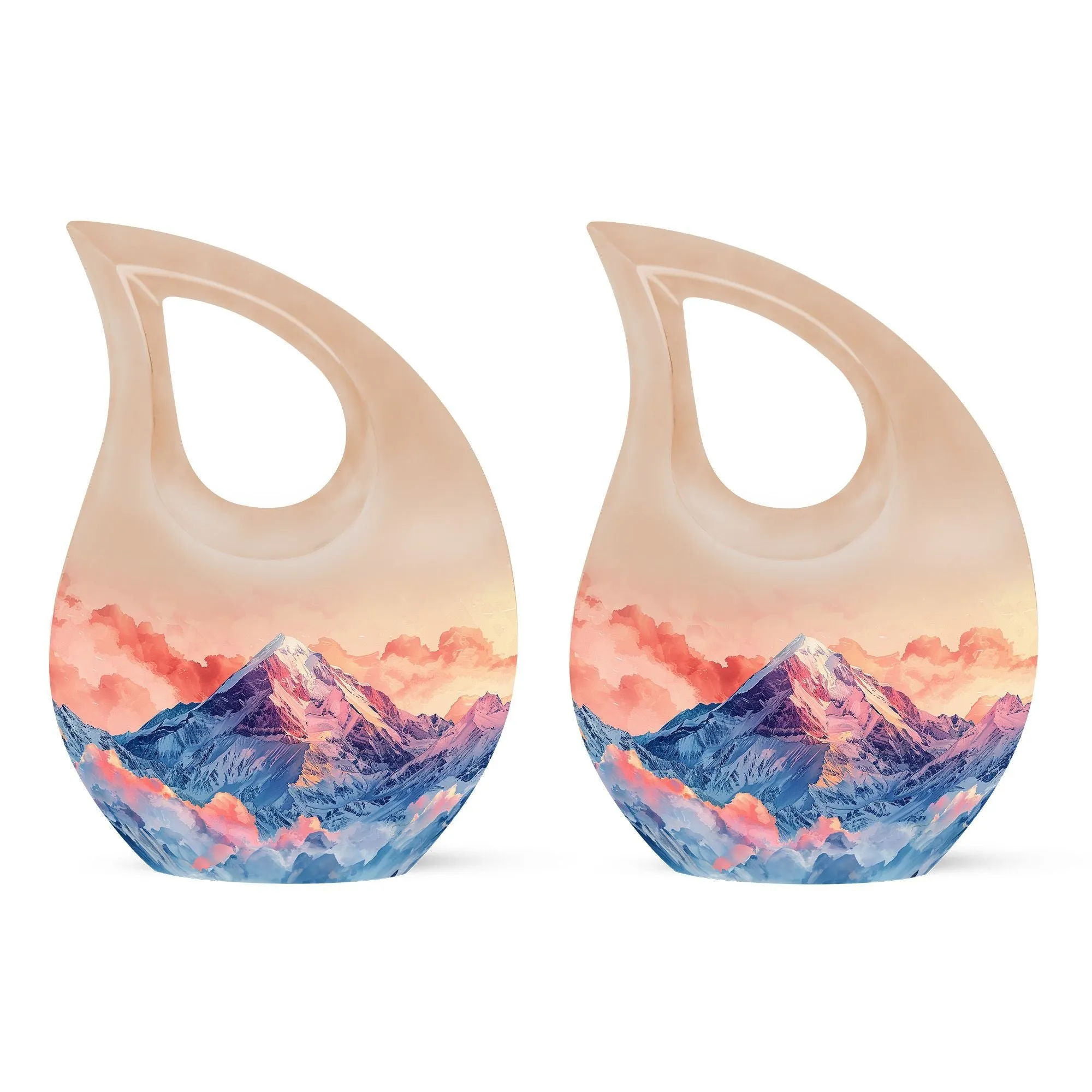 Mountains Urn: Honoring Memories with a Small, Personalized Urn