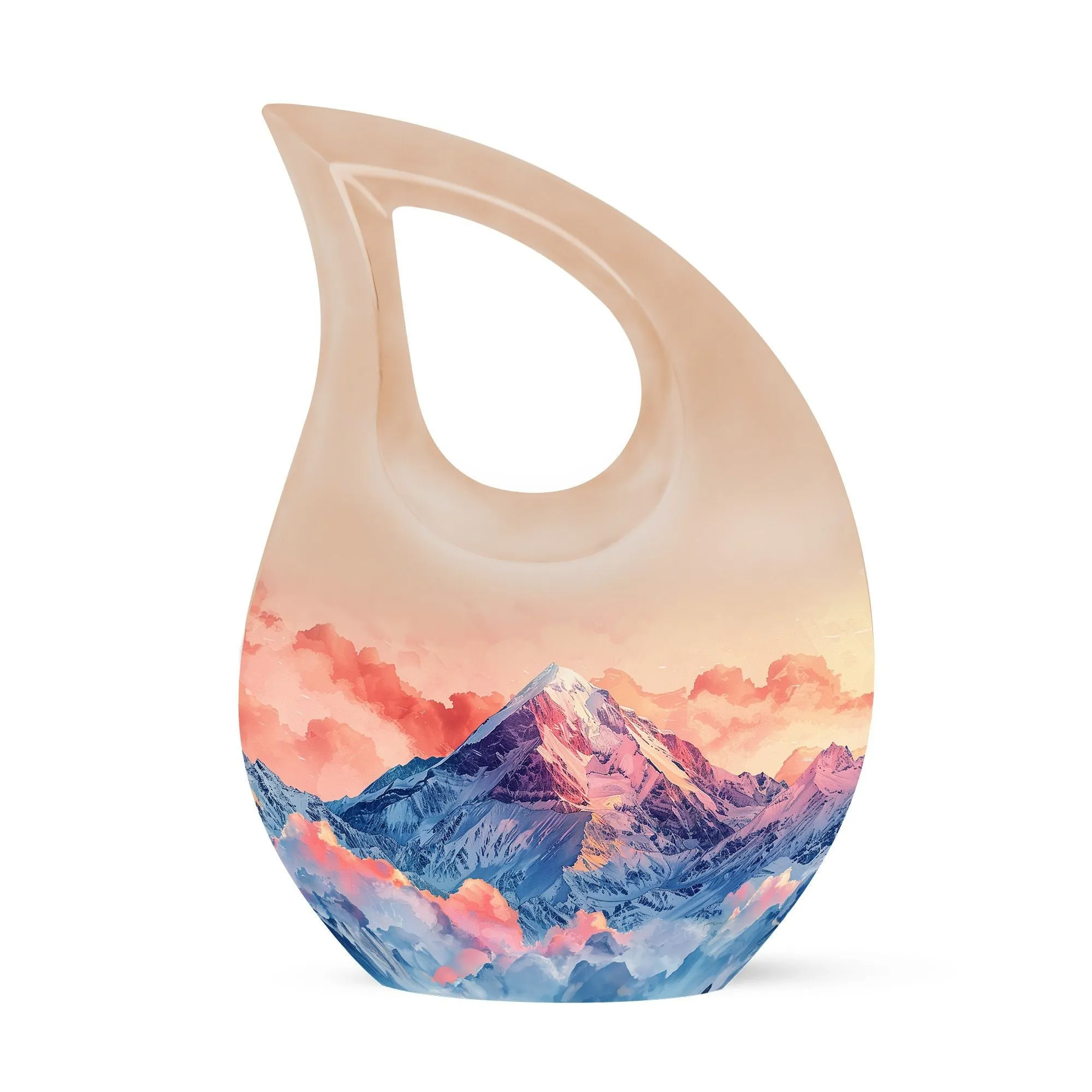 Mountains Urn: Honoring Memories with a Small, Personalized Urn