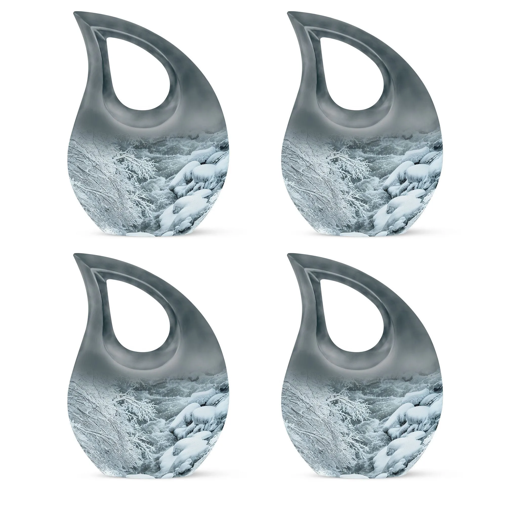 Mountains Urn: Unique Large Cremation Urn for Human Remains