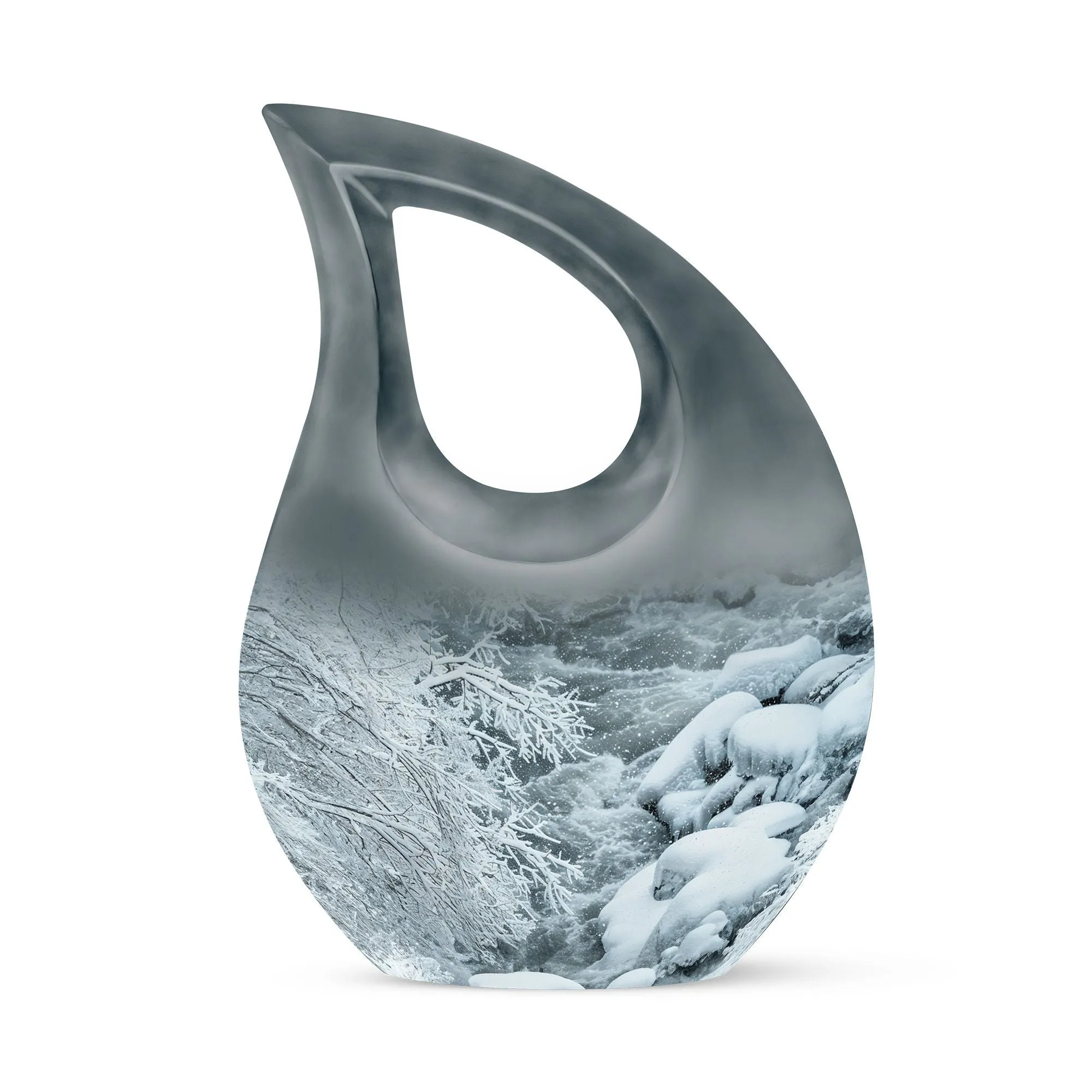 Mountains Urn: Unique Large Cremation Urn for Human Remains